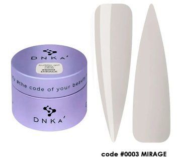 Гель для нігтів сіро-бежевий Builder Gel Light DNKa, 30 ml #3 Mirage