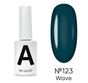 Гель-лак бірюзовий Adore 123 wave, 12 мл