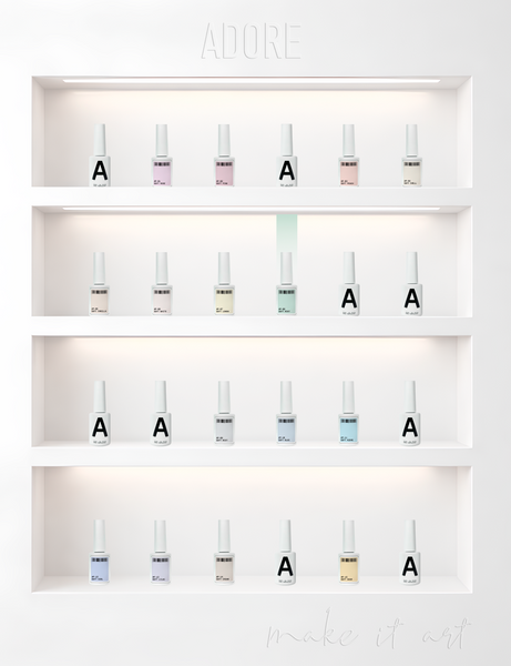 Гель-лак м&rsquo;ятний пастельний Adore № P-08 soft mint 12 мл