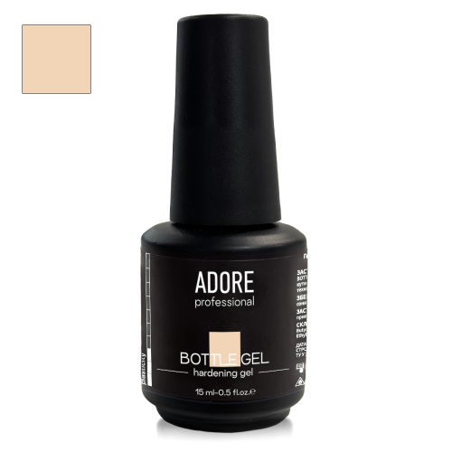 Гель бежевий для зміцнення Adore Bottle Gel "beige" 15 мл