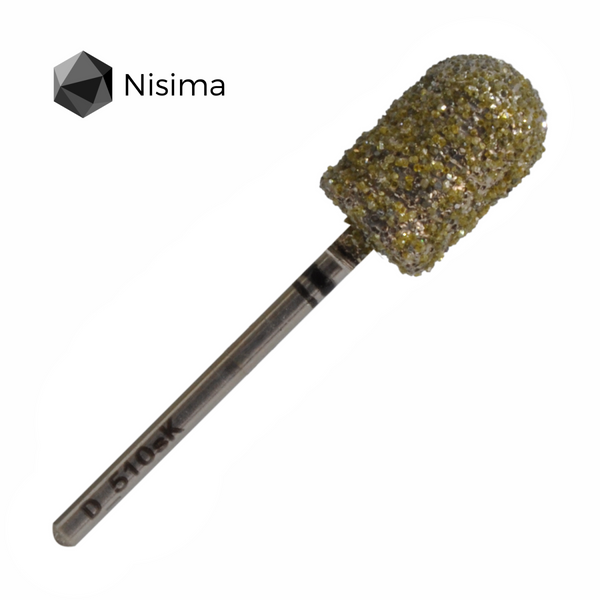 Насадка педикюрна супер грубий абразив 10 мм D_510sK Nisima