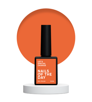 Гель-лак помаранчевий/морквяний NAILSOFTHEDAY Let's special orange 10 мл