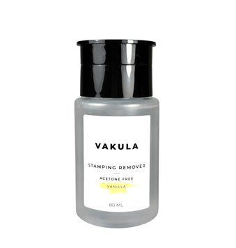 Засіб для видалення лаку для стемпінгу Vakula Stamping Remover Vanila, 80 мл