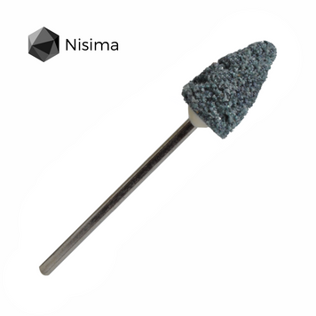 Заокруглений конус грубий абразив для педикюру C_412gK Nisima