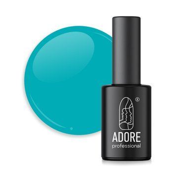 Гель-лак бірюзово-блакитний Adore № 484 mariner, 8 мл