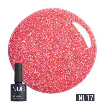Гель-лак світловидбивний NUB Night Light №17 Hoya 8 мл