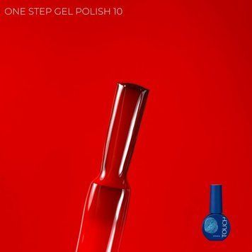 Гель-лак однофазний морквяний Touch Gel Polish One Step №10, 7мл