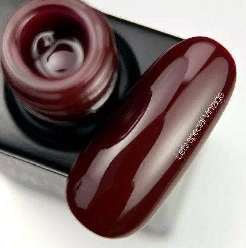 Гель-лак бордовий NAILSOFTHEDAY Let's special Vintage, 10 мл