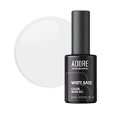 База для нігтів біла "White Base" Adore, 8 ml