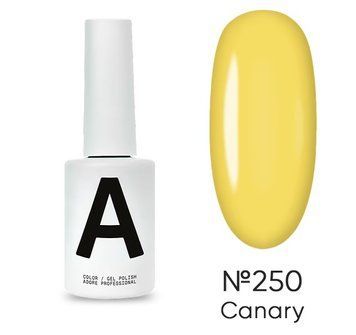 Гель-лак жовтий Adore 250 canary, 12 мл