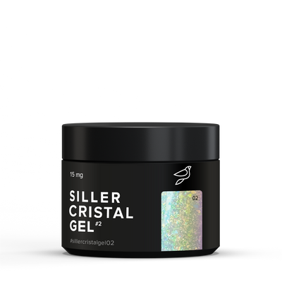 Гель з блискітками Siller Crystal №02, 15 мл