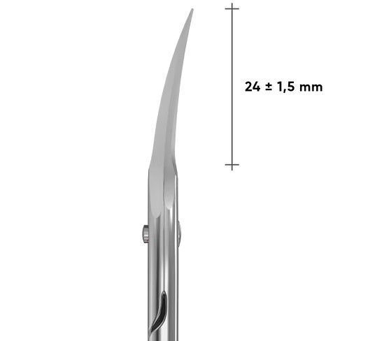 Ножиці для кутикули професійні Сталекс SS-50/4 (з рожевими кільцями)