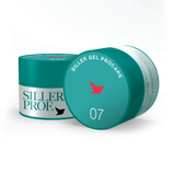 Гель для нігтів рожевий неон Siller Gel ProCare №07, 15 мл