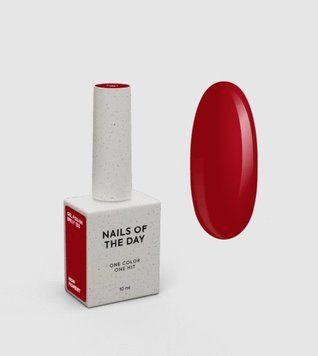 Гель-лак червоний глибокий  NAILSOFTHEDAY Let&rsquo;s special Emily, 10 мл