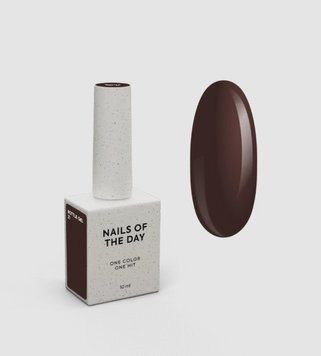 Гель для укріплення нігтів коричневий NAILSOFTHEDAY Bottle gel №21, 10мл