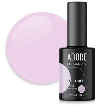 Полібаза зміцнююча білувато-рожева Adore loli poly base 15 ml №03, pops