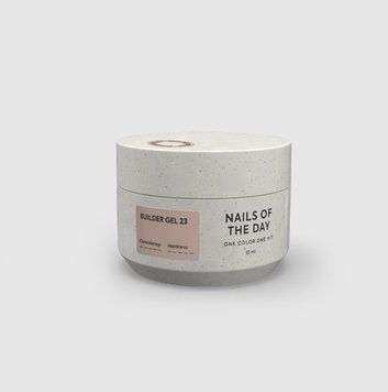 Гель для нарощування нігтів холодний нюдовий NAILSOFTHEDAY Builder Gel 23, 15 мл