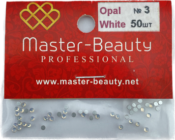 Стрази молочні Opal White №3 1,3 мм (50 шт)