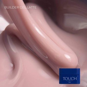 Гель для нігтів холодний беж Touch Builder gel Latte, 10 мл