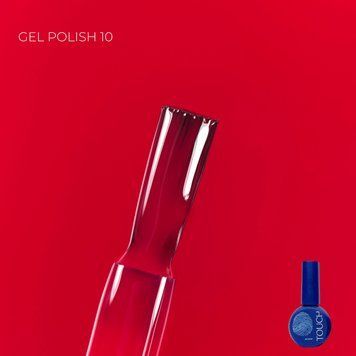 Гель-лак малиновий Touch Gel Polish 10, 9мл