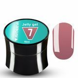 Гель желе для нігтів моделюючий пудрово-рожевий Avdeeva Jelly gel №7, 15 мл