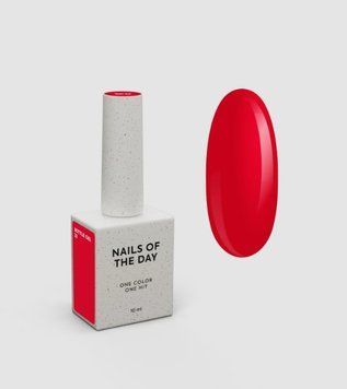 Гель для укріплення нігтів червоний NAILSOFTHEDAY Bottle gel №22, 10мл