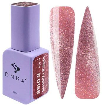 Гель-лак котяче око рожевий DNKa' Gel Polish 1000 & 1 nights #0158, 12 мл