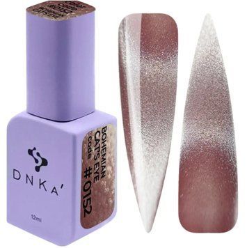 Гель-лак "котяче око" приглушено рожевий DNK Gel Polish, 12 ml Bohemian Cat`s #0152