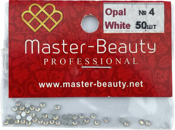 Стрази молочні Opal White №4 1,6 мм (50 шт)