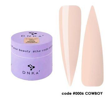 Гель будівельний холодний бежевий Builder Gel Light DNKa, 15 ml #0006 Cowboy