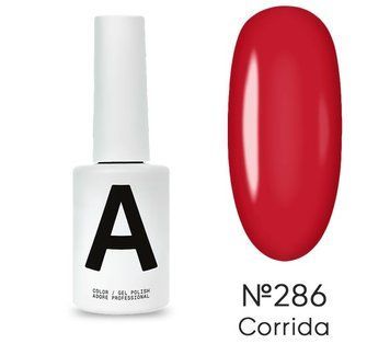 Гель-лак червоний Adore 286 corrida, 12 мл