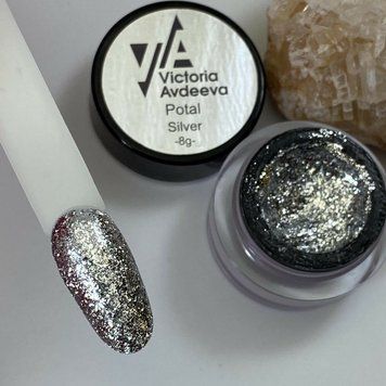 Слюда рідка срібло Potal silver Avdeeva, 8мл