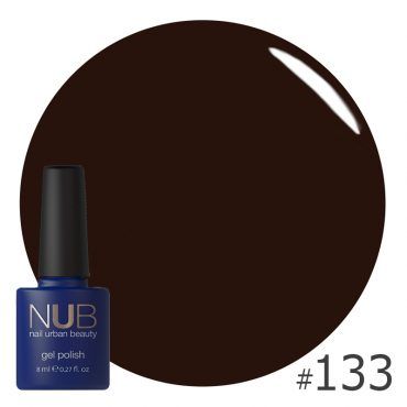 Гель-лак NUB №133 Dark Chocolate 8 мл