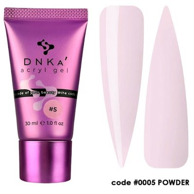 Акригель рожевий Acryl Gel DNKa, 30 ml #0005 Powder
