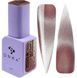 Гель-лак "котяче око" приглушено рожевий DNK Gel Polish, 12 ml Bohemian Cat`s #0152