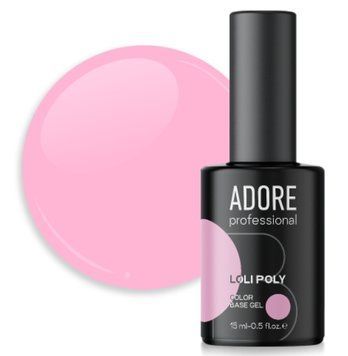 Полібаза зміцнююча ляльково-рожева Adore loli poly base 15 ml №05, doll