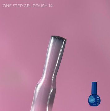 Гель-лак однофазний ніжно-рожевий Touch Gel Polish One Step №14, 7мл