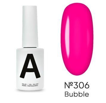 Гель-лак неоновий рожевий Adore 306 bubble, 12 мл