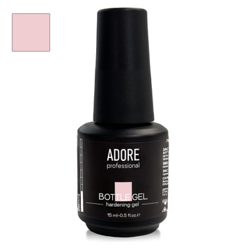 Гель рожевий для зміцнення Adore Bottle Gel "milky pink" 15 мл