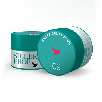 Гель для нігтів рожевий Siller Gel ProCare №09, 15 мл