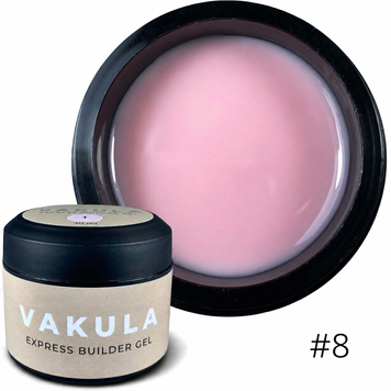 Гель для нігтів світло-рожевий Vakula Nails Bottle Gel №8, 30 мл