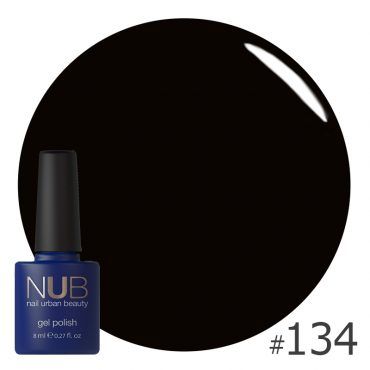 Гель-лак NUB №134 Tiny Black Dress 8 мл