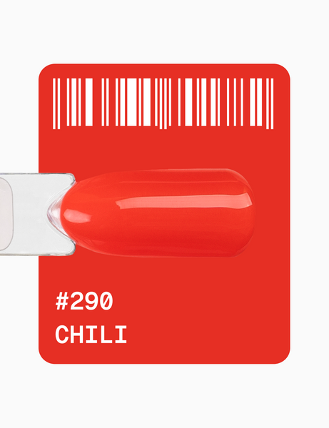 Гель-лак червоний Adore 290 chili, 12 мл