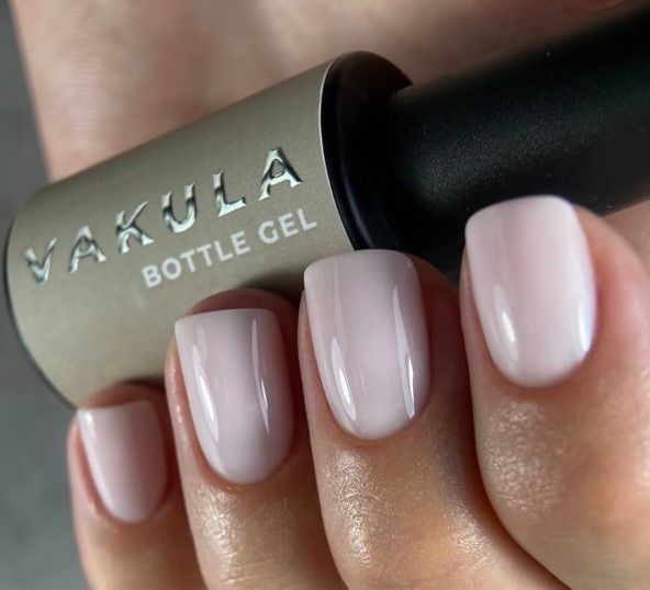 Гель для нігтів блідо-рожевий Vakula Nails Bottle Gel №4, 9 мл