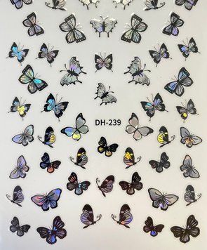 Наліпка силіконова Butterfly DH-239
