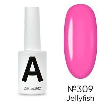 Гель-лак яскравий рожевий Adore 309 jellyfish, 12 мл