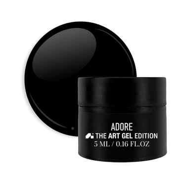 Гель-паста чорна з липким шаром Adore Gel Paste black, 5g