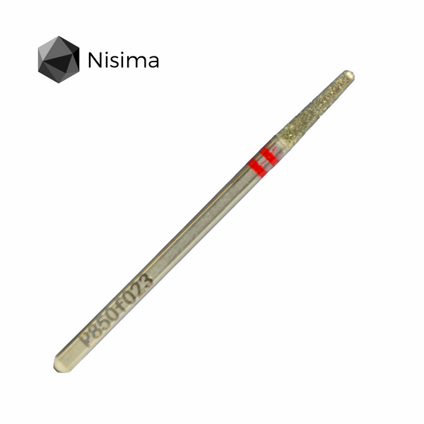 Заокруглений конус 2,3 мм червоний P850f023 Nisima