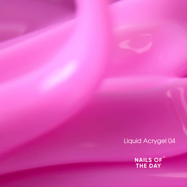 Акригель рожевий рідкий Nailsoftheday liquid acrygel 04, 15 мл
