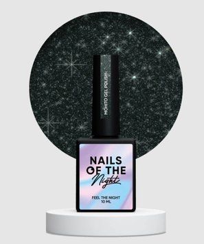 Гель-лак світловідбивний насичено темно-зелений NAILSOFTHENIGHT Mohito, 10 мл